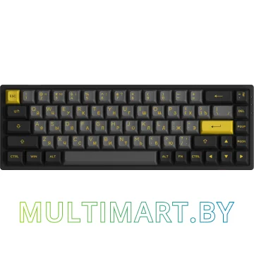 Клавиатура Akko 3068B Plus Black & Gold (Akko CS Jelly Purple)